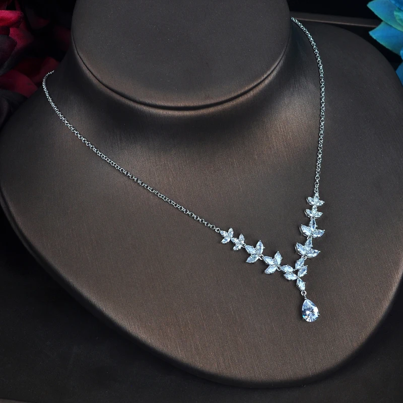 Новое поступление индийских ювелирных изделий HIBRIDE Свадебный Комплект бижутерии