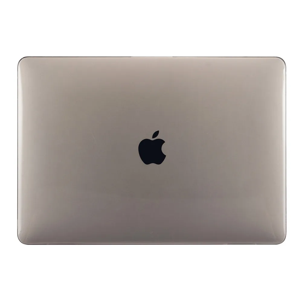 Gray Кристальный Жесткий Чехол для ноутбука Macbook pro Air retina 11 12 13 15 с сенсорной панелью для MacBook New Air 13 A1932 чехол EGYAL - Цвет: Gray