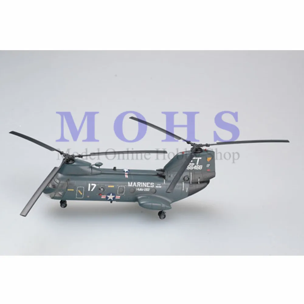Easy Model 37002 собранная модель завершена масштабная модель весы вертолет Sea Knight CH-46F ET17 N156468 HMM-262