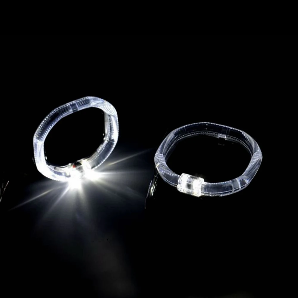 2 шт. 5 дюймов led DRL Дневной Бег глаза ангела Биксеноновые ксеноновые линзы