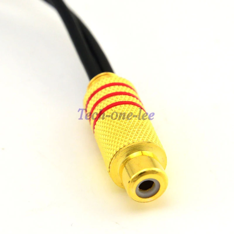 Удлинительный кабель 2 в 1 Fakra C штекер и гнездо-RCA разъем RG174 20 см отрезок |