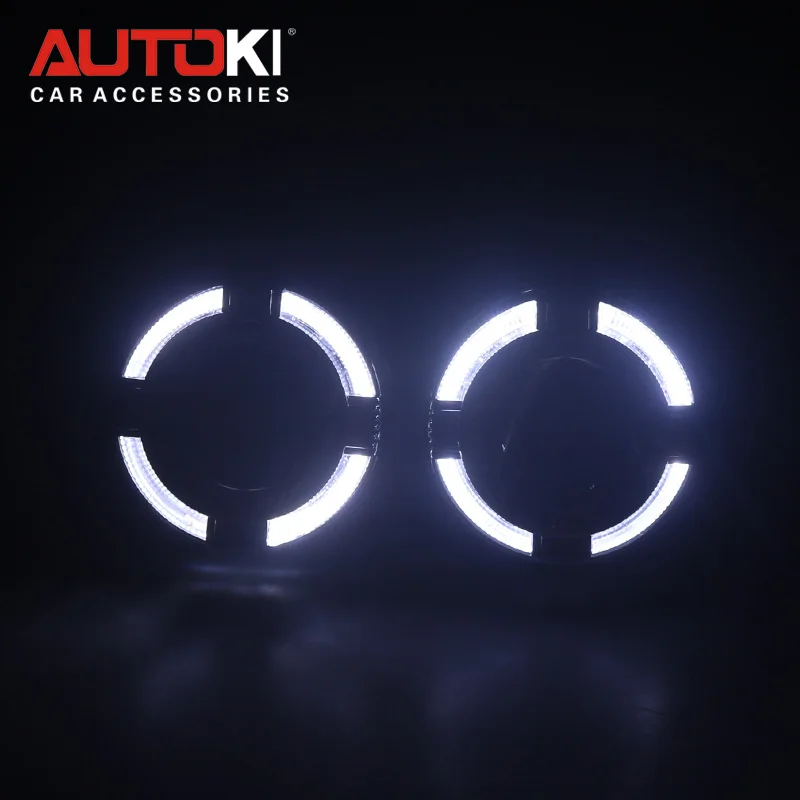 Autoki 2018 обновление X Free светодиодная направляющая глаза ангела с кожухом Стайлинг
