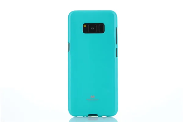 Minit Меркурий Goospery цветной жемчуг желе гибкий ТПУ мягкий чехол для samsung Galaxy S6 S7 Edge S8 S9 S10 Plus S10e S10-5G - Цвет: Minit