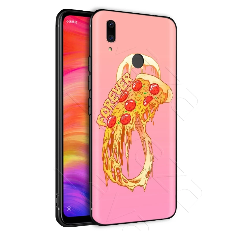 Lavaza Food Pizza Case for Xiaomi Redmi Note 4A 4X 5 5A 6 6A 7 S2 Pro Go Prime Plus |