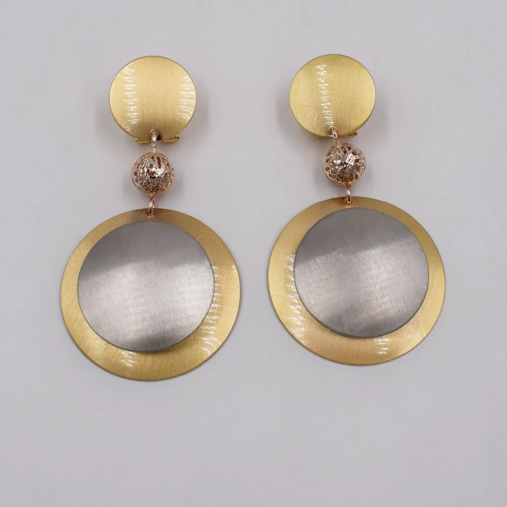 Серьги для женщин длинные висячие серьги медный золотой цвет 2016 Новый дизайн