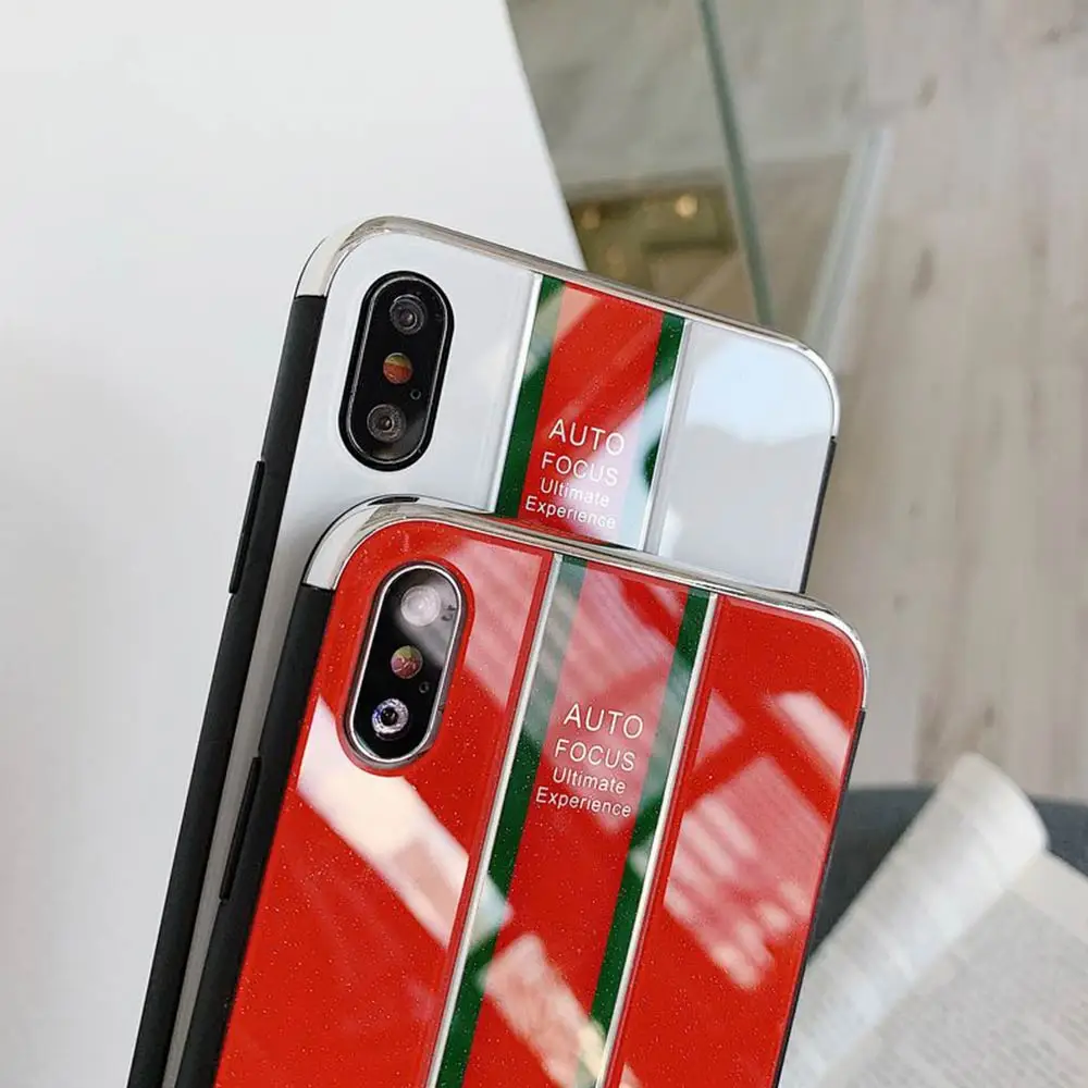 Чехол KISSCASE с роскошными узорами для iPhone 7 8 X XS XR трехцветный комбинированный чехол