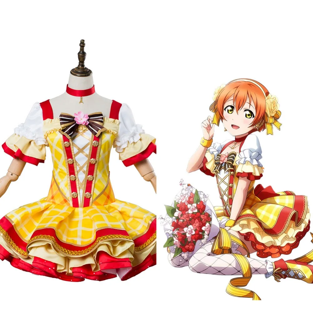 Платье для косплея Rin Hoshizora полный комплект одежды косплея|dress cosplay|rin hoshizoracosplay costume
