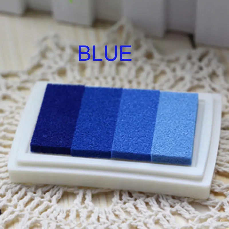 1 шт. DIY градиентный цветной коврик для чернил разноцветный Inkpad Штамп декора