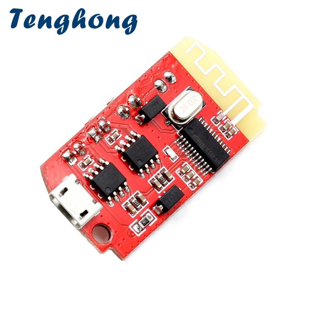 

Tenghong Buletooth 4.2 Stereo Amplifier Board 5W*2 With USB Sound Card 3.7-5V Charging Power Audio Module Modified Speaker DIY