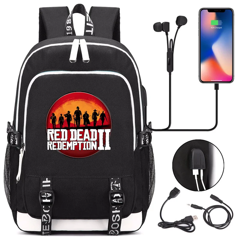 Новинка хит приключения игры Red Dead Redemption 2 USB разъема для наушников мальчиков и