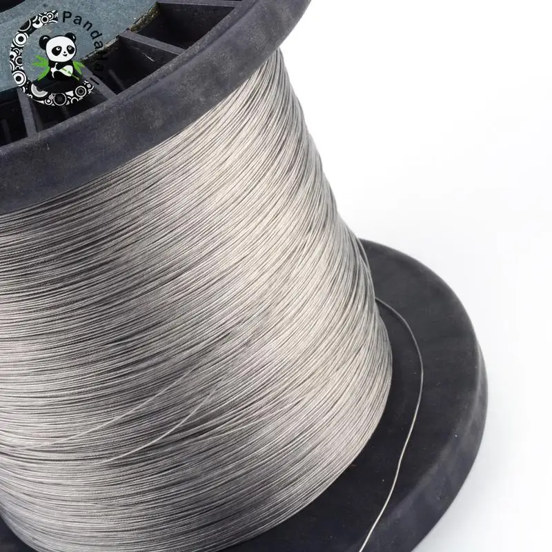 0 3 мм серебро 201 стальной хвост тигра проволока для изготовления украшений DIY