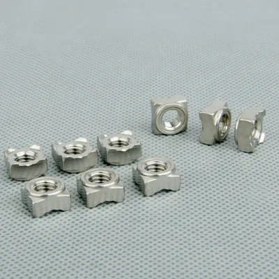M4/M5/M6/M8/M10 DIN928 квадратные сварочные гайки 304 нержавеющая сталь угловая сварочная