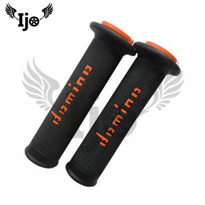 orange Мягкий резиновый питбайк гоночный мото rcycle Аксессуары dirt pit bike 22 мм 24 мм часть moto grip для ktm husqvarna moto cross руль - Цвет: orange