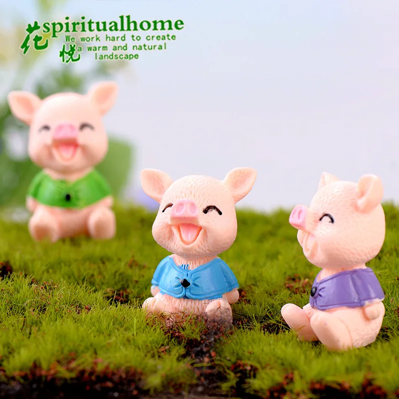 1 шт. миниатюрный брелок для ключей в виде поросенка|Статуэтки и миниатюры| |