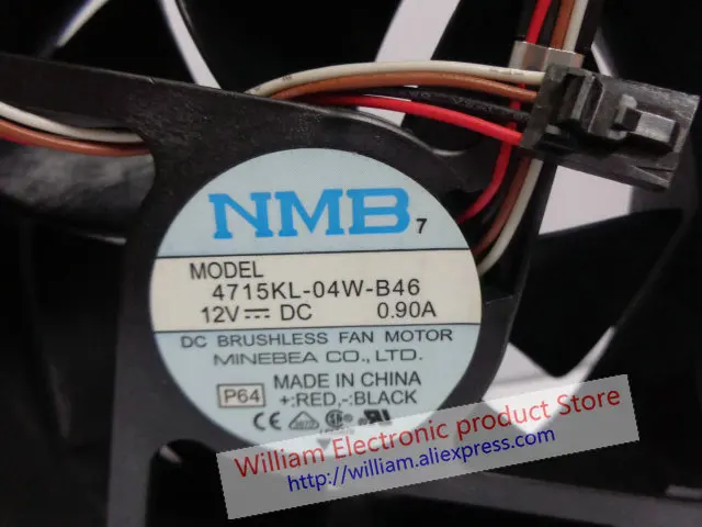 Новый оригинальный NMB 4715KL-04W-B46 P64 12 В 0.90A см 120*120*38 мм для Dell компьютерный