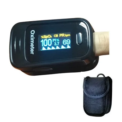 M160B BT black bag Android iOS Bluetooth 4,0 пальцевой Пульсоксиметр домашний Оксиметр Пульсоксиметр измеритель пульса CE OLED - Цвет: M160B BT black bag