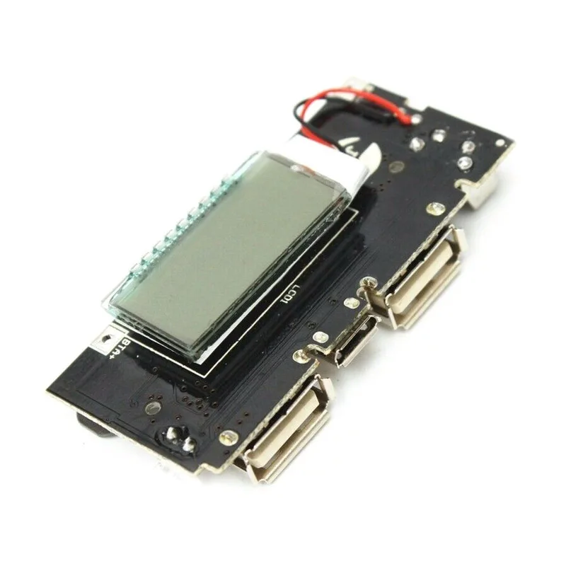 Мобильный блок питания плата модуля зарядного устройства с двойным USB цифровым