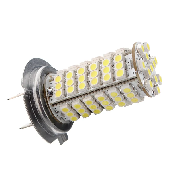 Большая Акция H7 102 LED 3528 SMD Автомобильные фары чисто белые Противотуманные Лампа