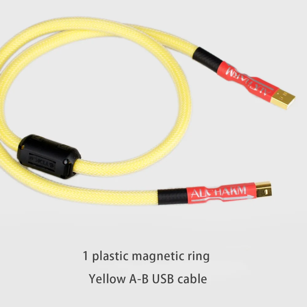 Аудиокабель HiFi USB тип А папа к B 2 0 кабель для декодера DAC звуковая карта передачи