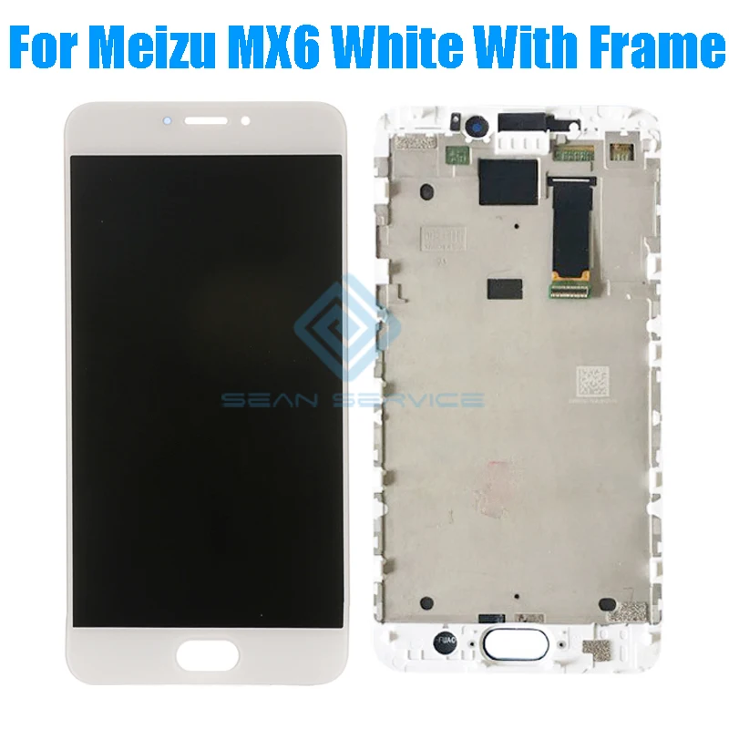 Для Meizu MX6 ЖК дисплей Дисплей с Сенсорный экран планшета Ассамблеи Замена Рамки 5.5