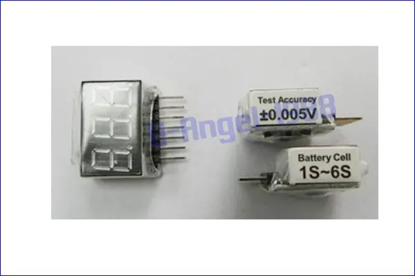 2pcs/lot 1S-6S LED Low Voltage Alarm Lipo Battery Indicator Checker Tester+free shipping | Игрушки и хобби