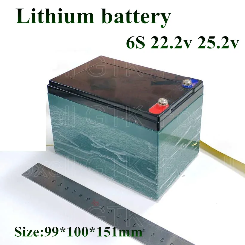 1 шт. литий 22 2 v 10Ah батарея 12Ah 14Ah 24v 15Ah 6s 22В 25 ионный аккумулятор для постоянного