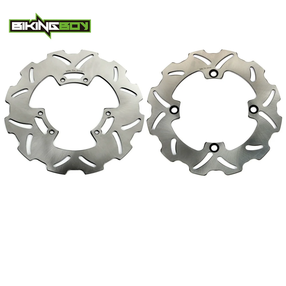 Передние и задние тормозные диски BIKINGBOY для Honda CR125R CR125E 98 99 00 01 CR250R CR250E 97 CR 125 250 R E