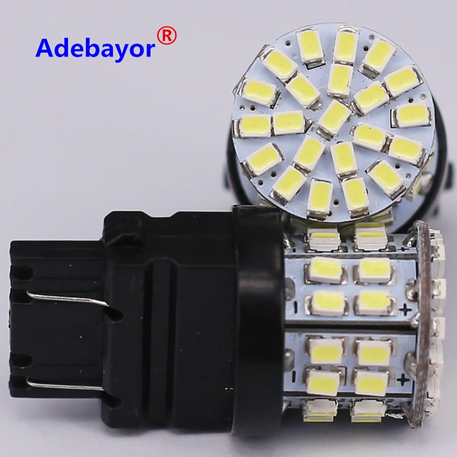 100 pcsT25 P27/7W светодиодный 1206 50 3020 SMD 3157 лампа автомобильная для автомобилей