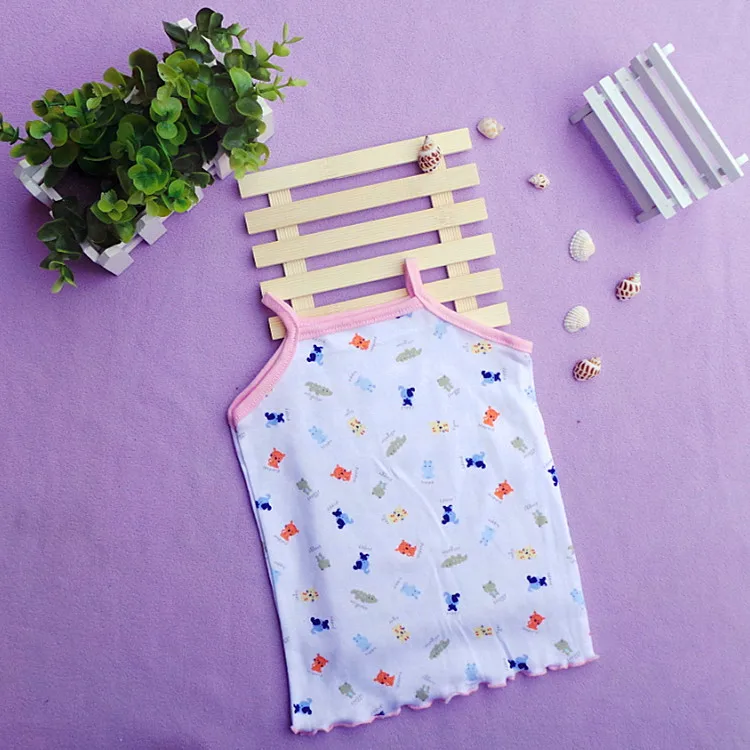 Лидер продаж 2016 одежда для малышей топ на бретелях мальчиков и девочек детская