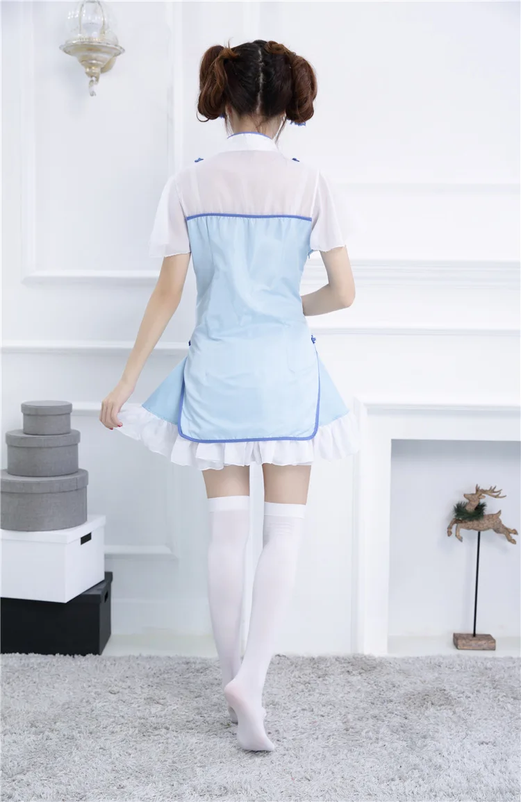 Винтажное кимоно 2018 костюм для косплея японское аниме платье горничной модное