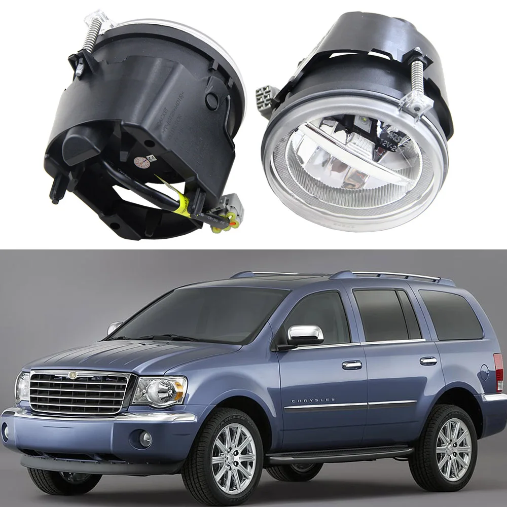 2 шт. светодиодный противотуманный фонарь 10 Вт с угловыми глазами Halo для Jeep Commander