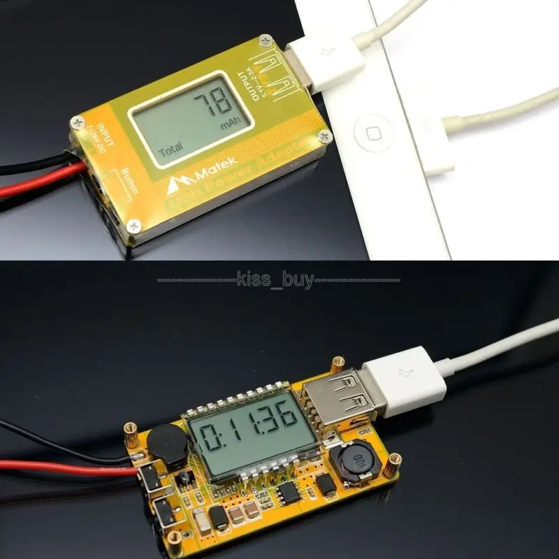 DC 7 ~ 26 в 12 В 24 конвертер USB зарядное устройство адаптер Lipo батарея напряжение
