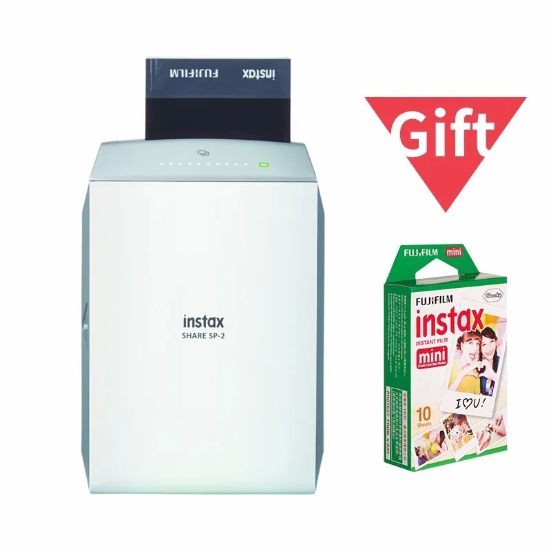 Silver Fujifilm Instax Share смартфон принтер SP-2 два цвета серебро и золото подлинный на продажу - Цвет: Silver