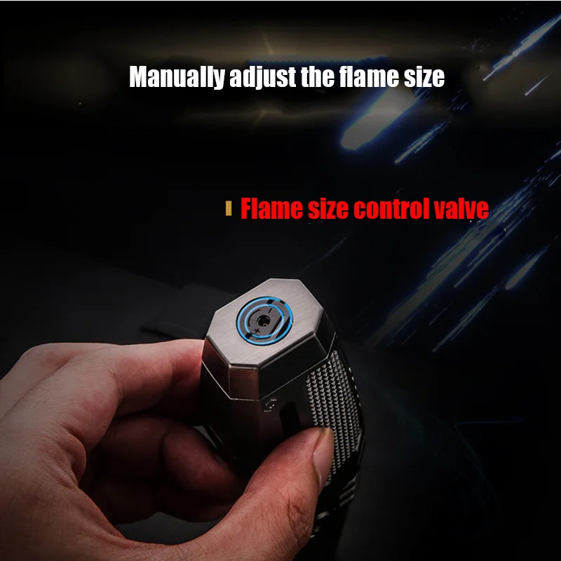 Честный струи пламени горелки многоразового газовые зажигалки с бутаном