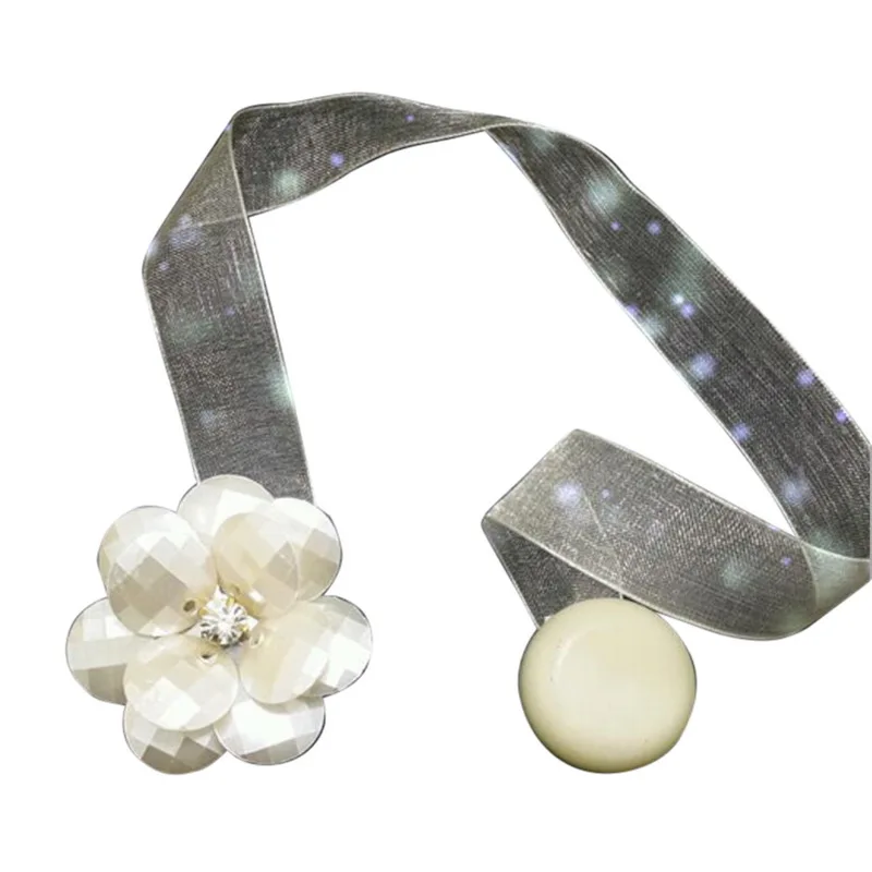 Магнитная пряжка для штор в форме цветка магнитные прихваты занавесок оконных