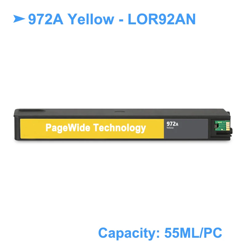 

[Third Party Brand] For HP 972A 972 A Replacement Ink Cartridge For HP PageWide Pro 352dw 452dn 452dw 377dw 477dn 477dw 577dw