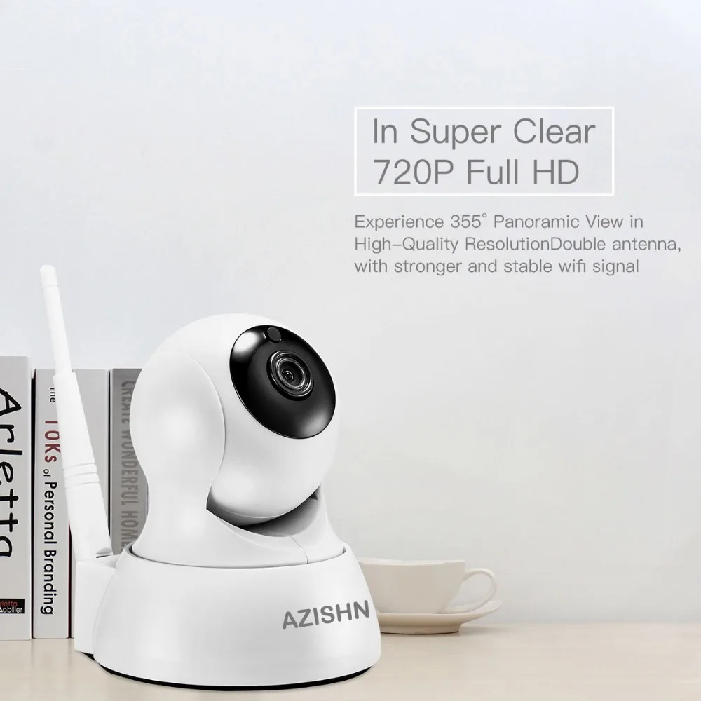 HD 720P домашняя Wi-Fi IP-камера безопасности 1 МП двухстороннее аудио беспроводная