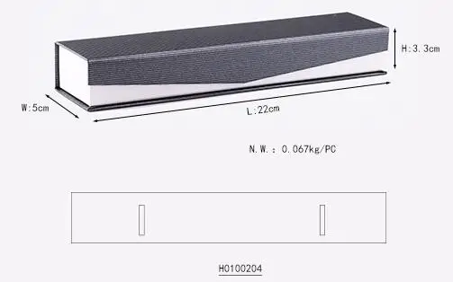 FANXI серебристо-серая бумажная коробка для ювелирных изделий с откидной магнитной подарочной коробкой картонное кольцо Ожерелье Браслет Упаковочная Коробка органайзер для ювелирных изделий - Цвет: H0100204