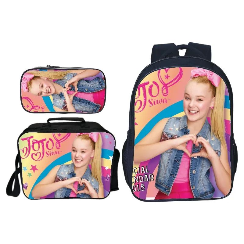 Jojo Siwa рюкзаки для учеников мальчиков и девочек Сюрприз подарок рюкзак-сумка