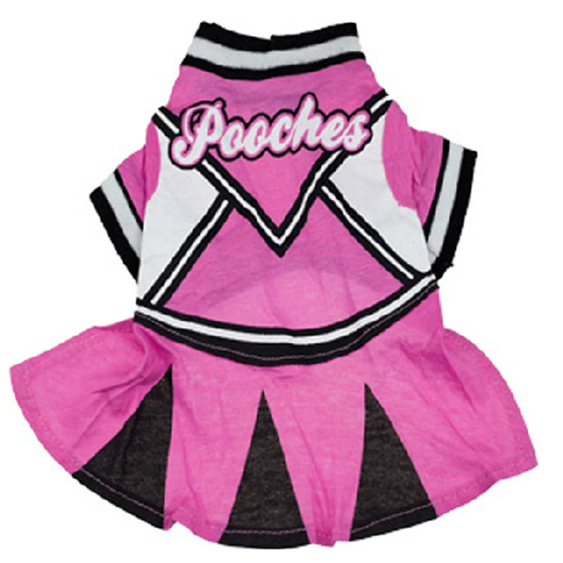 Cheerleading Dress For Dogs Pet Pink Skirt Clothes Cats Maltese Yorkshire Chiwawa Costume|dress for dog|pet dress dogdress pet |