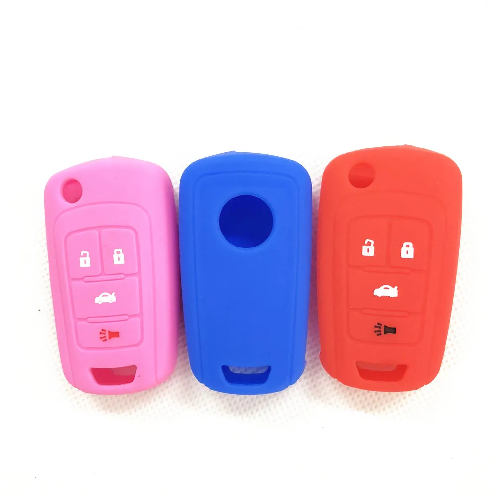 4 кнопки силиконовый пульт дистанционного ключа автомобиля чехол для Шевроле Зе