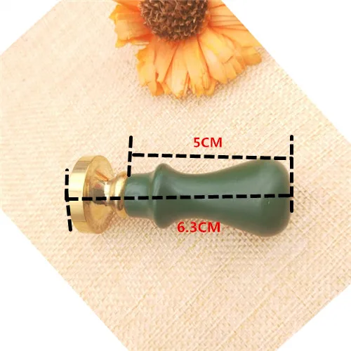 Новое поступление Маленькая деревянная ручка розового зеленого синего цветов