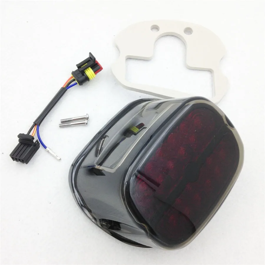 Aftermarket Бесплатная доставка мотоцикла красный хвост светильник для Harley 2009 2013 FLHRC 09