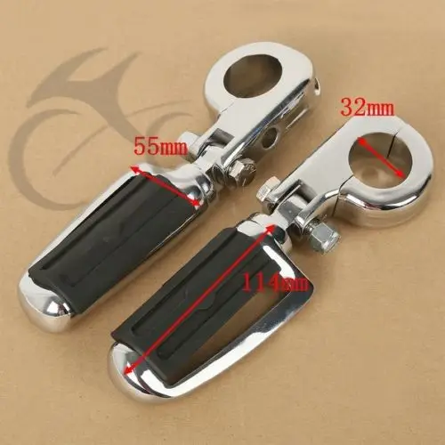 TCMT 1 1/4 &quot32 мм универсальная защита двигателя подножки с зажимами для Harley Electra Glide
