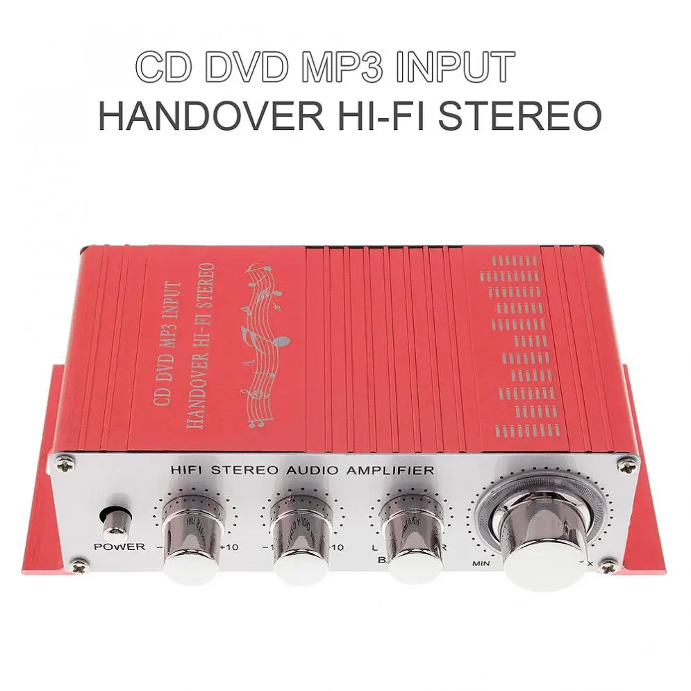 

DC12V 85dB 5A Handover Hi-Fi Auto Car Digital Stereo Amplifier Support CD / DVD / MP3 Input for Car / Motorbike