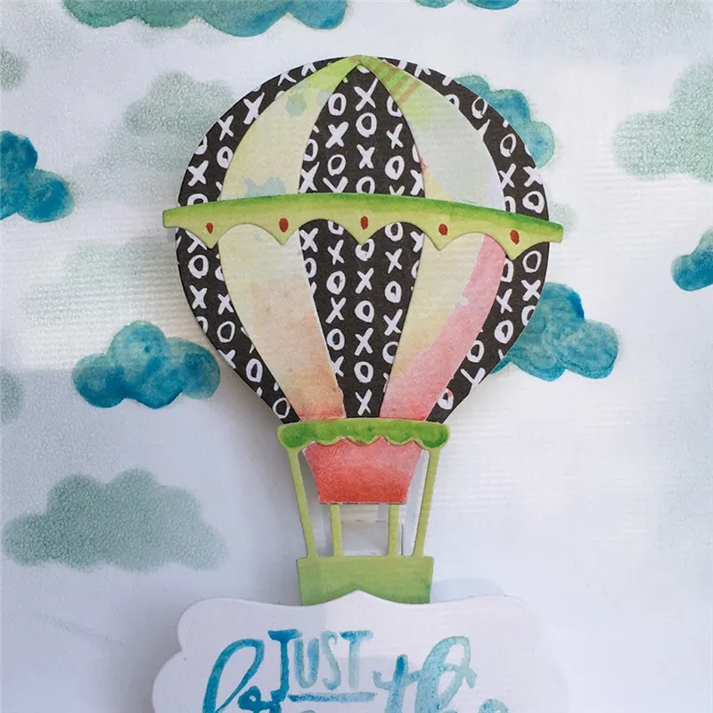 GJCrafts Hot Air Balloons Dies Metal Cutting New 2018 for DIY Scrapbooking/photo Album Decorative Embossing Card Die Cut | Дом и сад