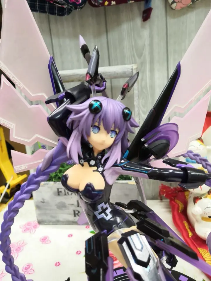 Hyperdimension Neptunia фиолетовое сердце фигурки 1/7 масштаб предварительно окрашенная игрушка модель 35 см