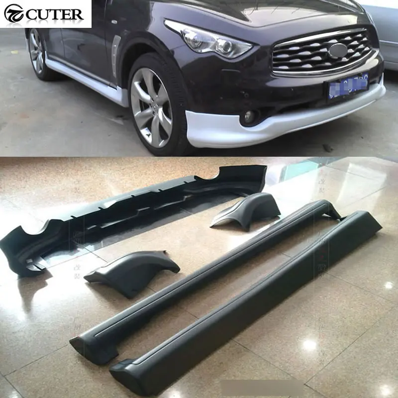 FX35 PP Черный праймер Авто кузова Комплект для Infiniti бампер Стайлинг 2009 2014|body kit|car body