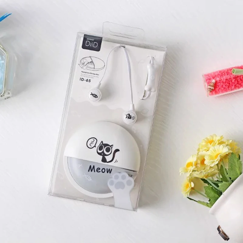 ID65 чехол для наушников с милыми мультяшками мини наушники в ухо Шумоизолирующий