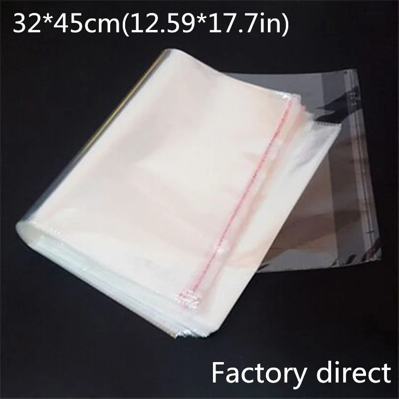 

7 Wires Opp Clear Packing Plastic Bags Transparent Opp Bag Resealable Cellophane Self Adhesive Seal BOPP Poly Bags